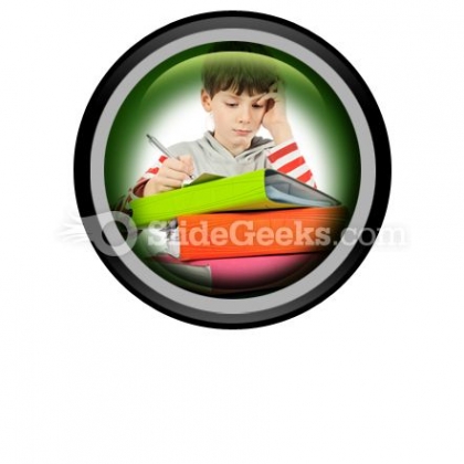 Boy With Books PowerPoint Icon Cc Boy With Books PowerPoint Icon Cc