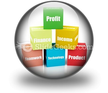 Business Blocks PowerPoint Icon C Business Blocks PowerPoint Icon C