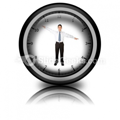 Business Clock PowerPoint Icon Cc Business Clock PowerPoint Icon Cc
