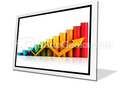 Business Graph With Arrow PowerPoint Icon F Business Graph With Arrow PowerPoint Icon F