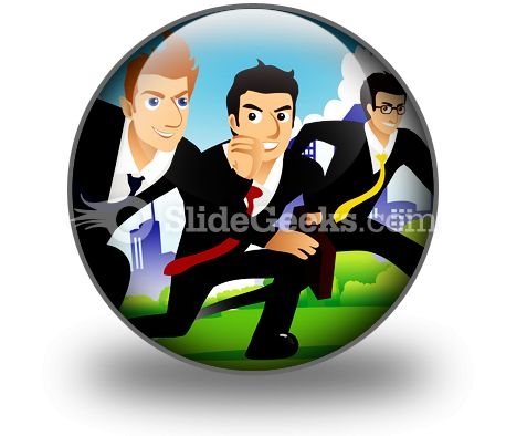 Business Race Finish PowerPoint Icon C Business Race Finish PowerPoint Icon C