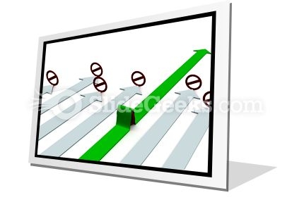 Choice Of Direction Movement PowerPoint Icon F Choice Of Direction Movement PowerPoint Icon F