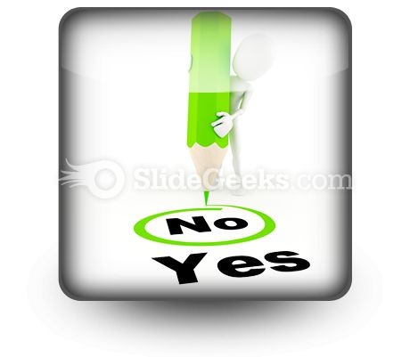 Choose Between Yes And No PowerPoint Icon S Choose Between Yes And No PowerPoint Icon S