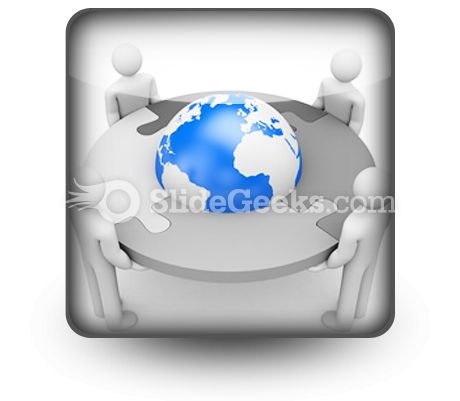 Cooperation Team PowerPoint Icon S