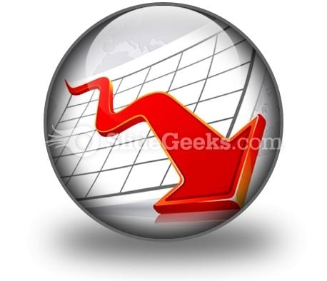 Crisis Graph Ppt Icon For Ppt Templates And Slides C