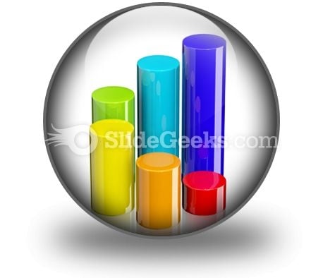 Cylindrical Bar Graph PowerPoint Icon C Cylindrical Bar Graph PowerPoint Icon C