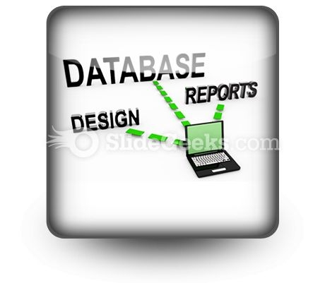 Database System PowerPoint Icon S Database System PowerPoint Icon S