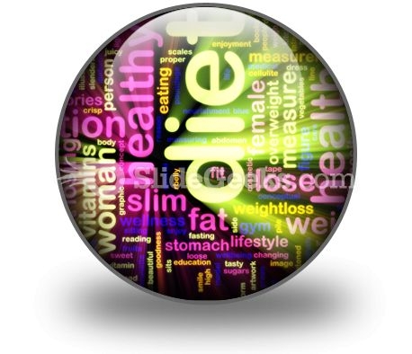 Diet Word PowerPoint Icon C Diet Word PowerPoint Icon C