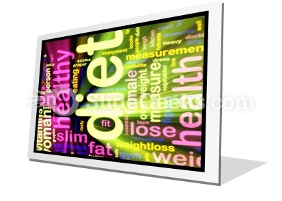 Diet Word PowerPoint Icon F Diet Word PowerPoint Icon F