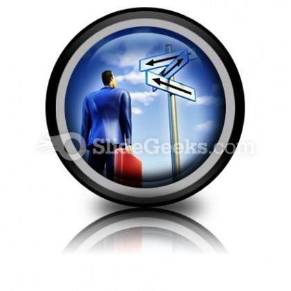Directions To Choose PowerPoint Icon Cc Directions To Choose PowerPoint Icon Cc