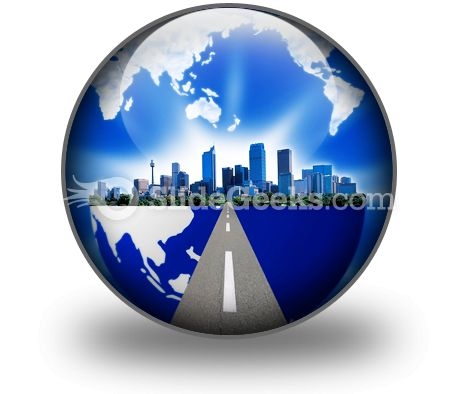 E Business PowerPoint Icon C