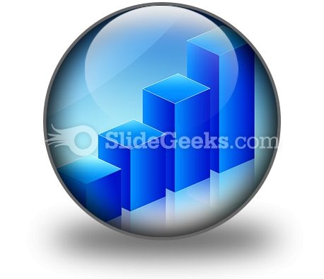 Economic Graph PowerPoint Icon C Economic Graph PowerPoint Icon C