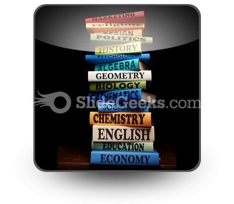 Education Study Books PowerPoint Icon S Education Study Books PowerPoint Icon S