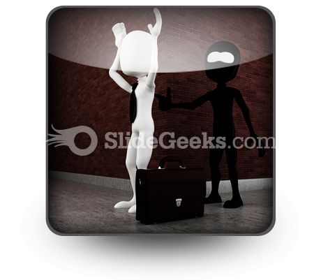 Evil Criminal Robbing PowerPoint Icon S Evil Criminal Robbing PowerPoint Icon S