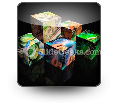 Finance Cubes PowerPoint Icon S Finance Cubes PowerPoint Icon S