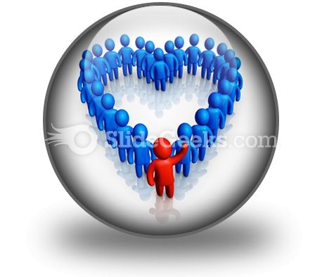 Friendly Support PowerPoint Icon C Friendly Support PowerPoint Icon C
