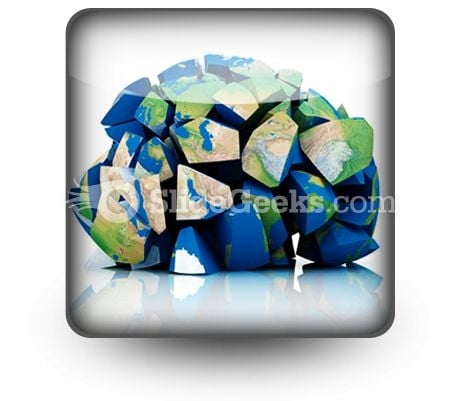 Global Destruction PowerPoint Icon S Global Destruction PowerPoint Icon S