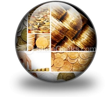 Gold And Old Coins PowerPoint Icon C Gold And Old Coins PowerPoint Icon C