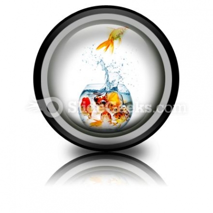 Gold Fish PowerPoint Icon Cc Gold Fish PowerPoint Icon Cc