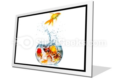 Gold Fish PowerPoint Icon F Gold Fish PowerPoint Icon F