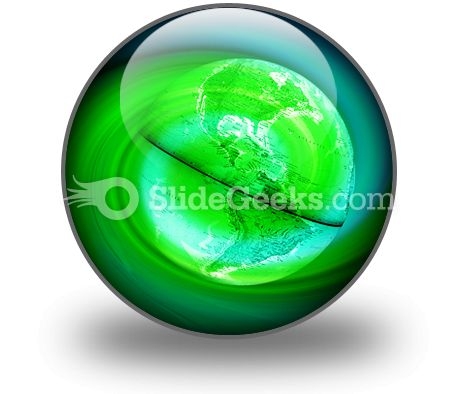Green Earth PowerPoint Icon C