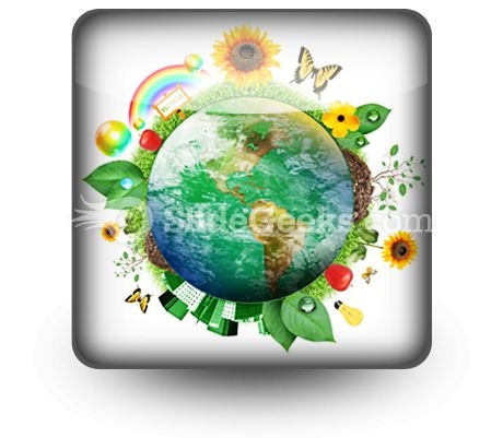 Green Nature Earth PowerPoint Icon S Green Nature Earth PowerPoint Icon S