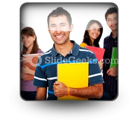 Group Of Students02 PowerPoint Icon S