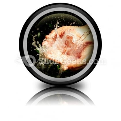 Hands Wash PowerPoint Icon Cc Hands Wash PowerPoint Icon Cc
