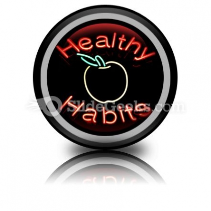 Healthy Habits PowerPoint Icon Cc Healthy Habits PowerPoint Icon Cc