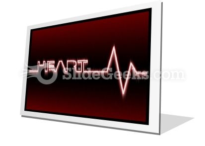 Heart Beat PowerPoint Icon F Heart Beat PowerPoint Icon F