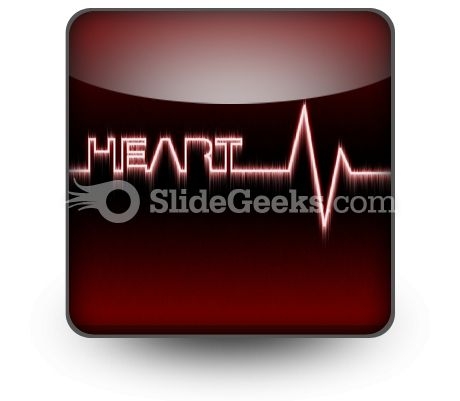 Heart Beat PowerPoint Icon S Heart Beat PowerPoint Icon S