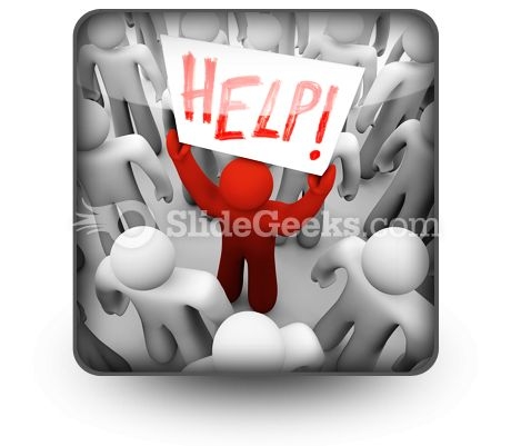 Help PowerPoint Icon S Help PowerPoint Icon S