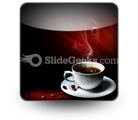 Hot Coffee PowerPoint Icon S Hot Coffee PowerPoint Icon S