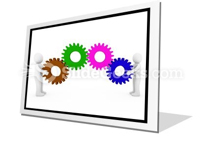 Human Gear PowerPoint Icon F Human Gear PowerPoint Icon F