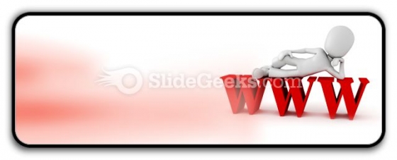 Man On Www PowerPoint Icon R Man On Www PowerPoint Icon R