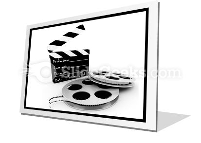 Movie Objects Clipper PowerPoint Icon F