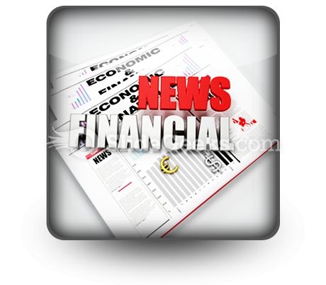 News Financial PowerPoint Icon S
