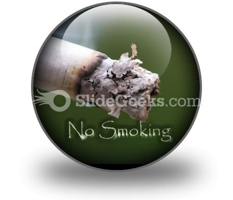 No Smoking PowerPoint Icon C No Smoking PowerPoint Icon C