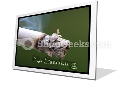 No Smoking PowerPoint Icon F No Smoking PowerPoint Icon F