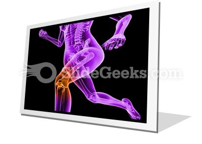 Pain In Knee PowerPoint Icon F Pain In Knee PowerPoint Icon F