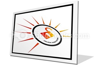 Perspective Unlock Your Future PowerPoint Icon F Perspective Unlock Your Future PowerPoint Icon F