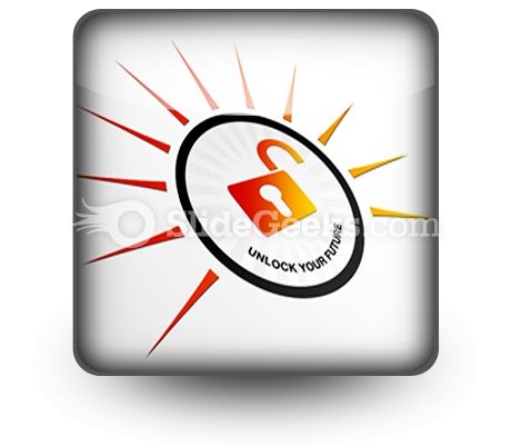 Perspective Unlock Your Future PowerPoint Icon S Perspective Unlock Your Future PowerPoint Icon S