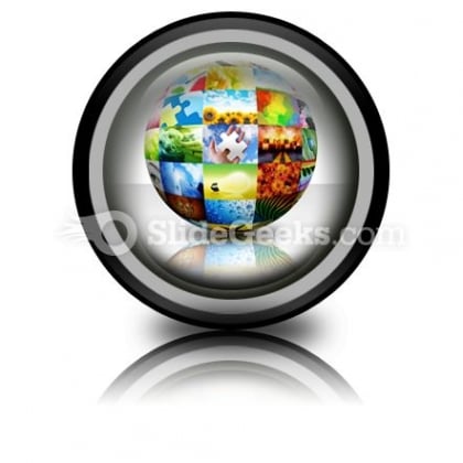 Picture Photo Gallery Ball PowerPoint Icon Cc