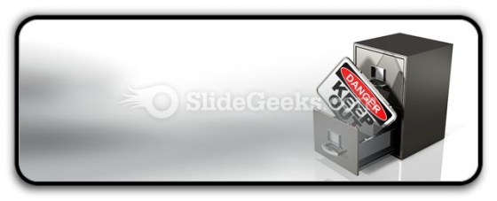 Private Database Security PowerPoint Icon R Private Database Security PowerPoint Icon R