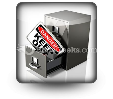 Private Database Security PowerPoint Icon S Private Database Security PowerPoint Icon S