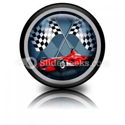 Red Formula Car PowerPoint Icon Cc Red Formula Car PowerPoint Icon Cc