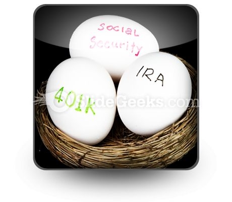 Retirement Nest PowerPoint Icon S Retirement Nest PowerPoint Icon S