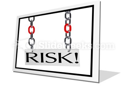 Risk Hanging PowerPoint Icon F