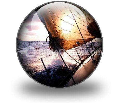 Sailing To The Sunrise PowerPoint Icon C Sailing To The Sunrise PowerPoint Icon C