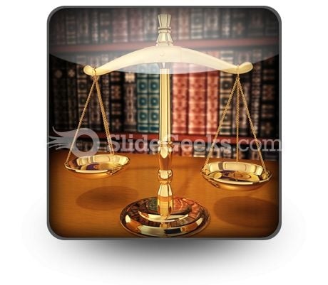 Scales Of Justice PowerPoint Icon S